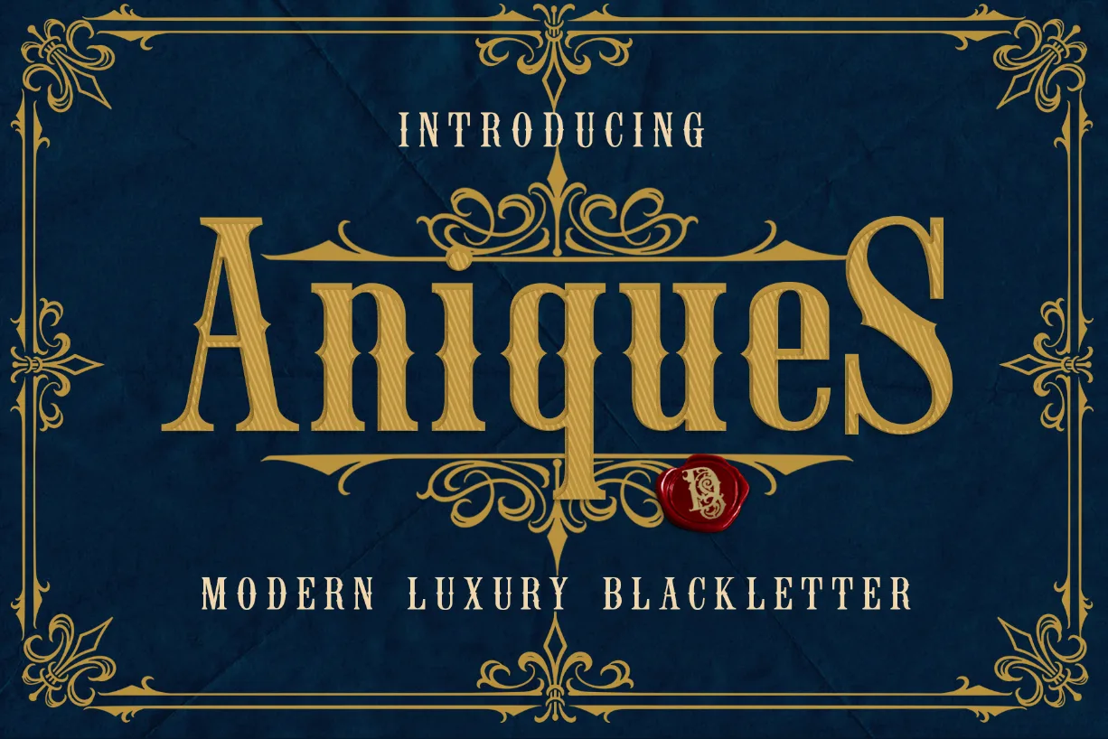 Aniques Font Aniques Font Poster 1