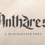 Anthares Font Poster 3