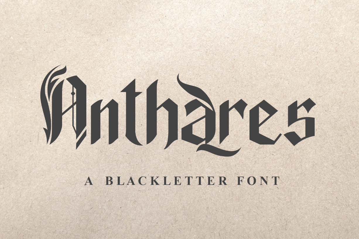 Anthares Font Poster 1