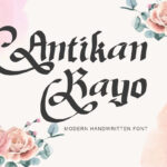 Antikan Rayo Font Poster 3