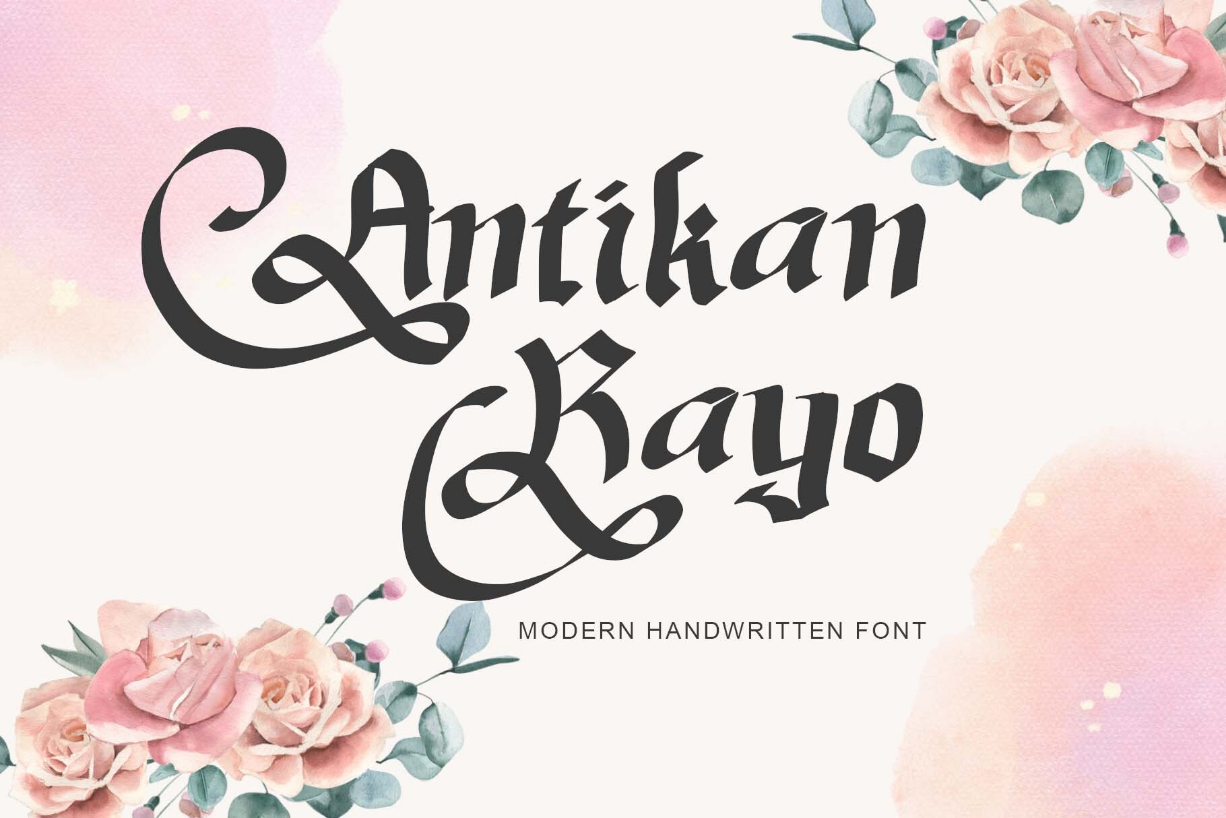 Antikan Rayo Font Poster 1