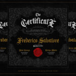Antraxen Font Poster 7
