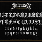 Antraxen Font Poster 9