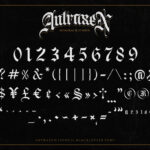 Antraxen Font Poster 10