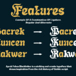 Aprek Febux Font Poster 4