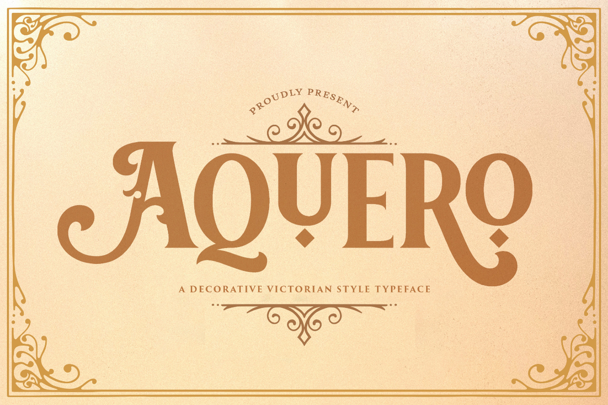 Aquero Font Poster 1