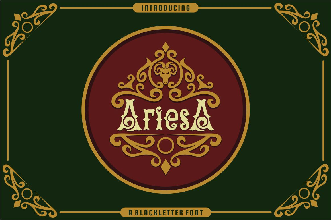 Ariesa Font Poster 1
