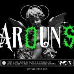 About Arouns Font Poster 3