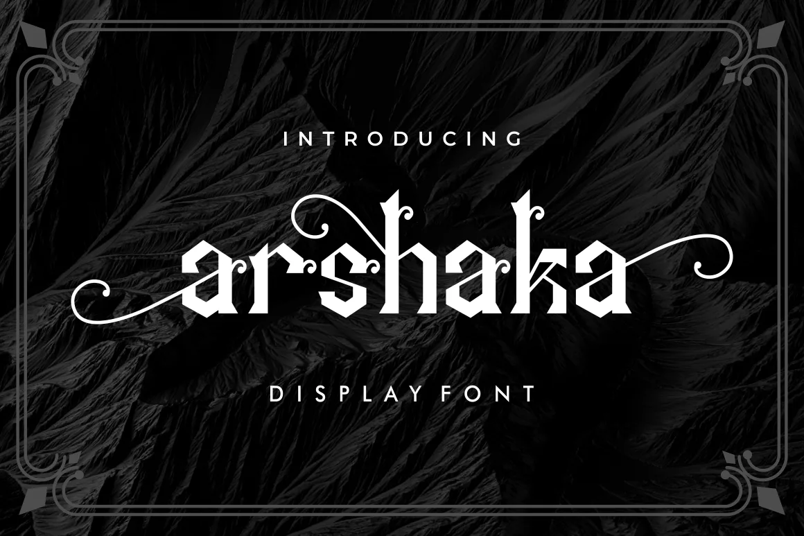 Arshaka Font Arshaka Font Poster 1