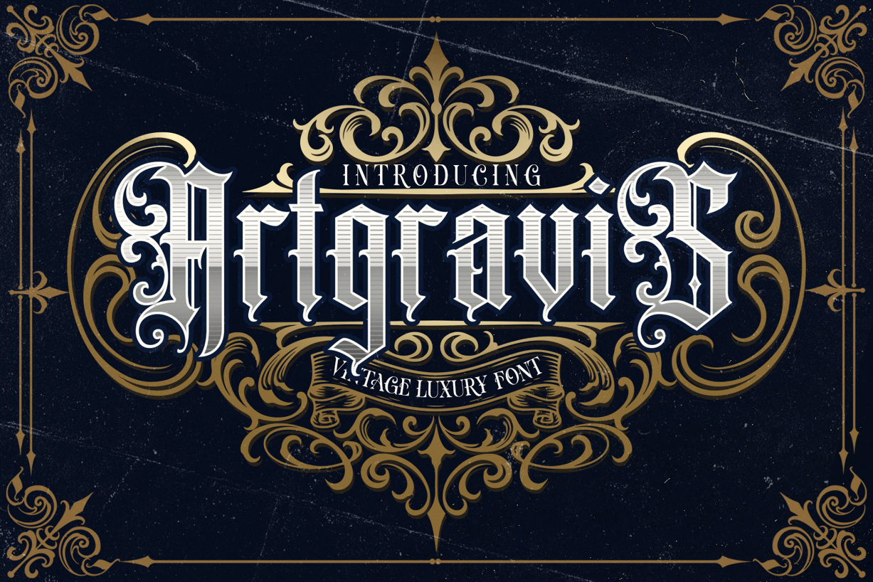 Artgravis Font Poster 1