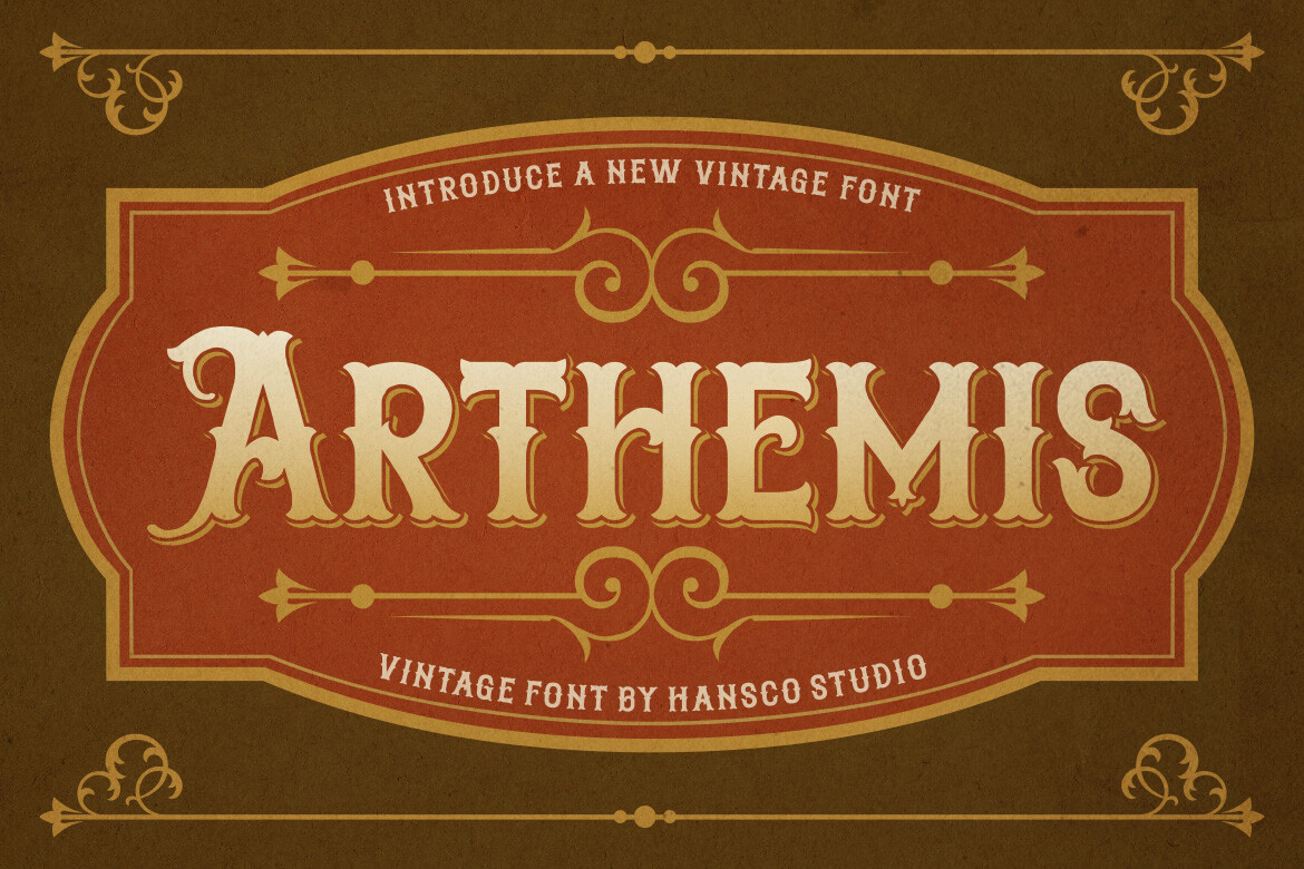 Arthemis Font Poster 1