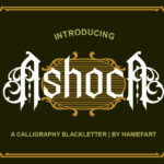 Ashoca Font Poster 1