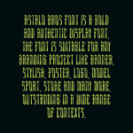 Astalo Bros Font Poster 6