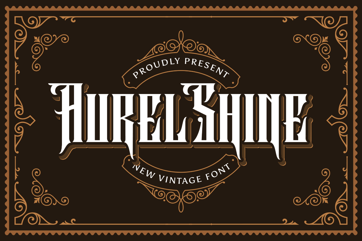 Aurel Shine Font