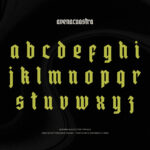 Avenacuastra Font Poster 9