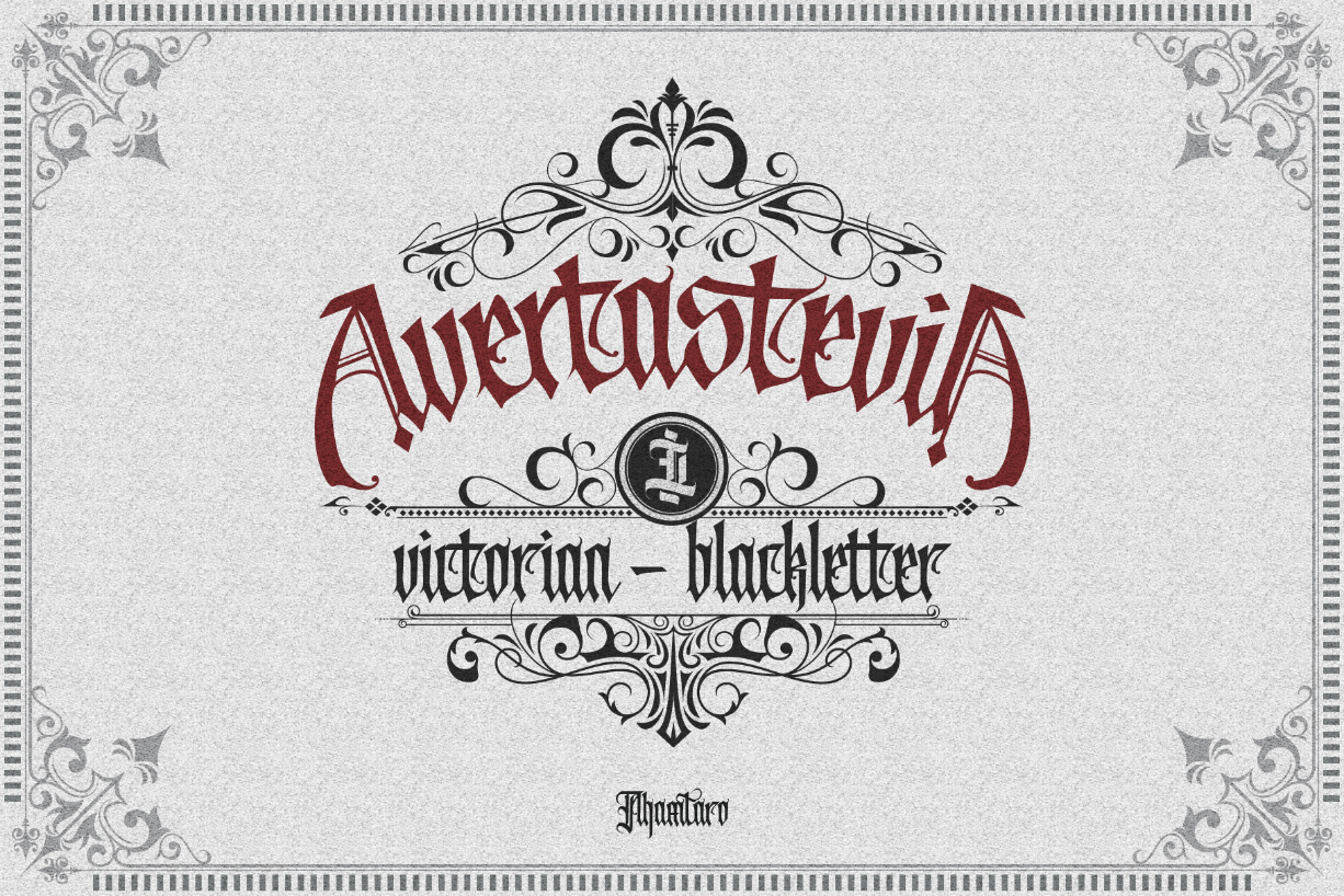 Avertastevia Font Poster 1