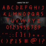 Badge of Demon Font Poster 4