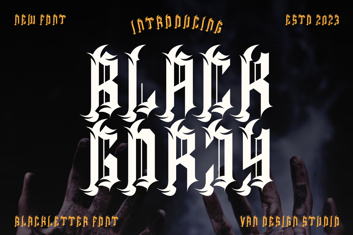 Black Gorjy Font