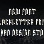 Black Gorjy Font Poster 5