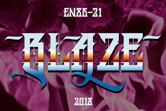 BLAZE Font