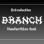 Branch Font Poster 3