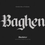 About Baghen Font Poster 3