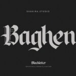 About Baghen Font Poster 1