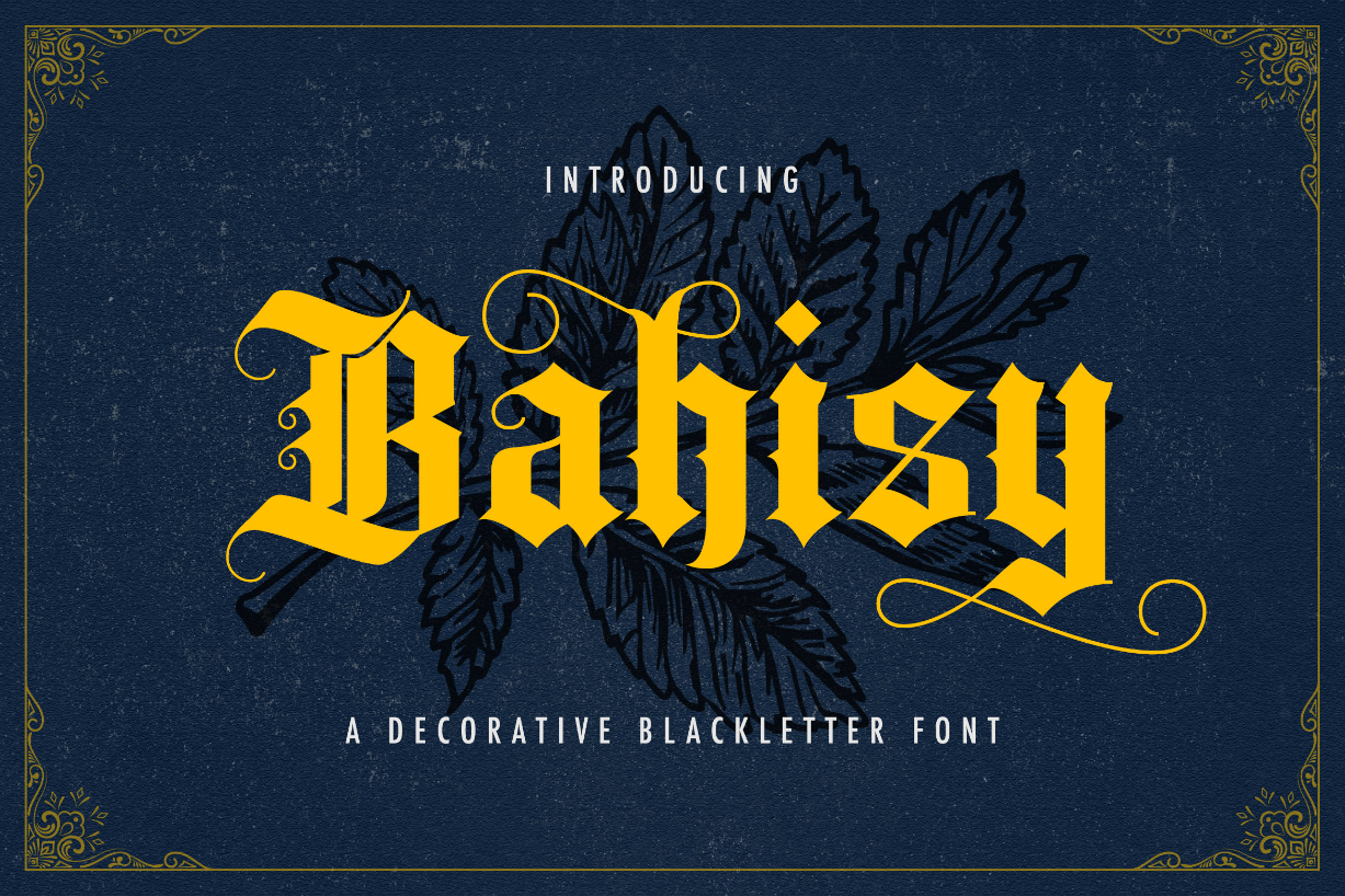 Bahisy Font Poster 1