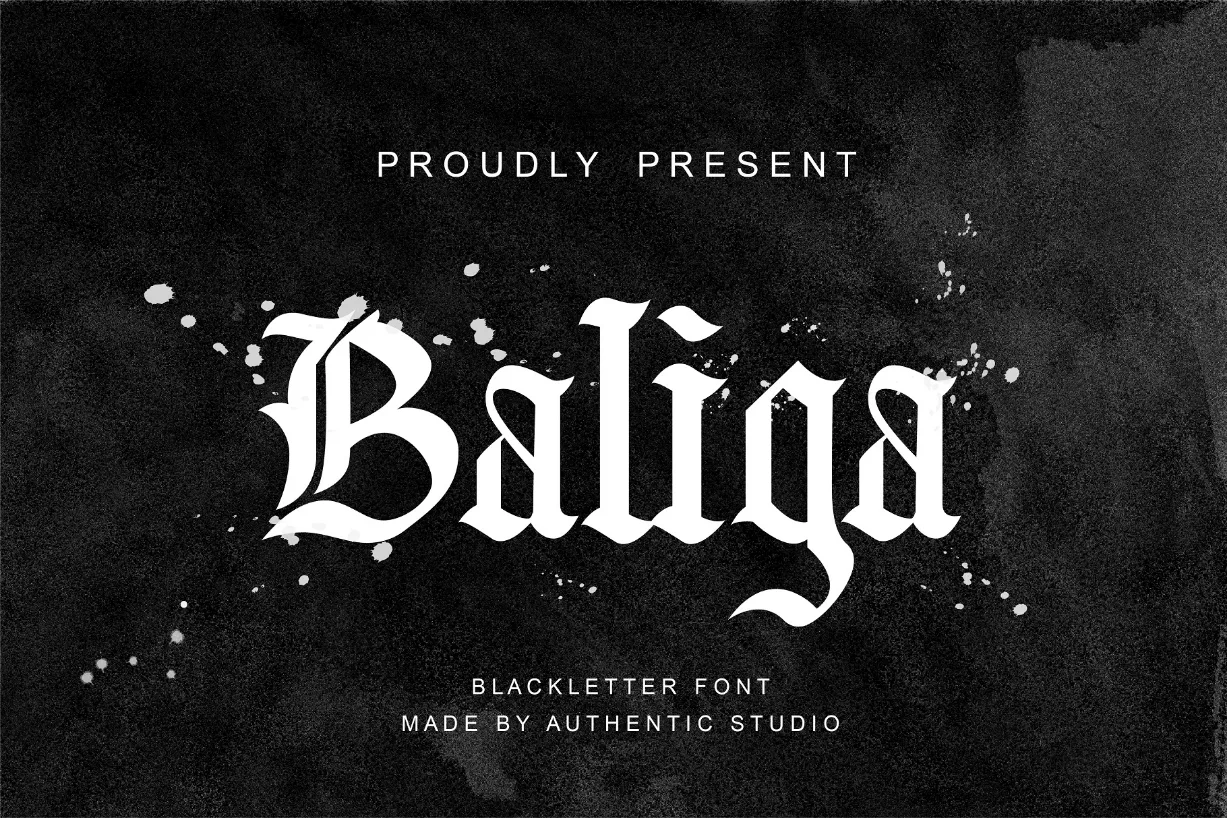 Baliga Font Baliga Font Poster 1