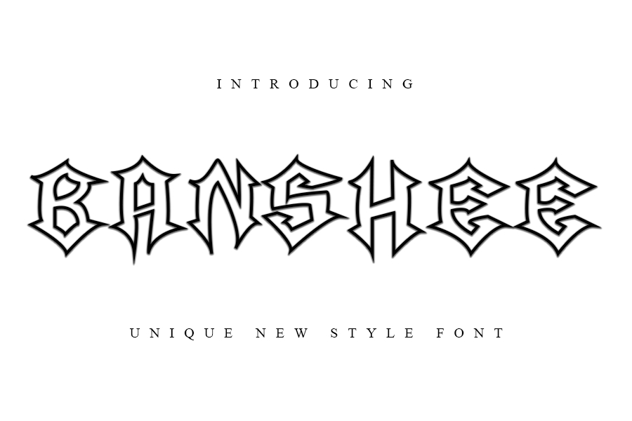 Banshee Font Poster 1