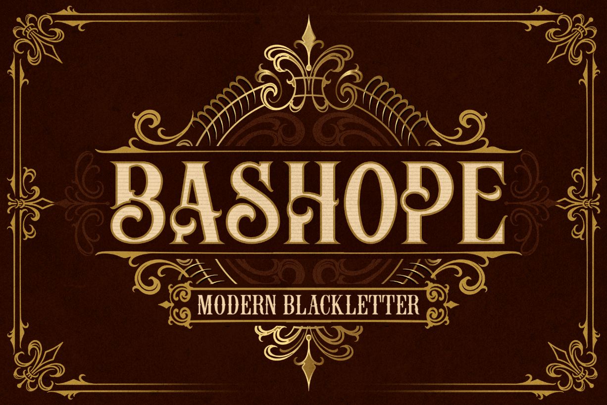 Bashope Font Poster 1