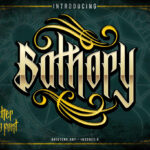 Bathory Font Poster 3