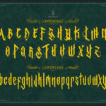 Bathory Font Poster 2