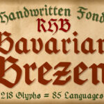 Bavarian Brezen Font Poster 3
