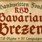 Bavarian Brezen Font Poster 3