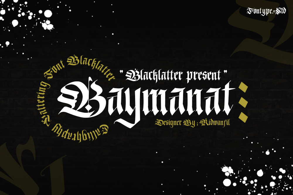 Baymanat Font Poster 1