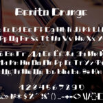 Benito Grunge Font Poster 6
