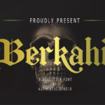 Berkahi Font Poster 3