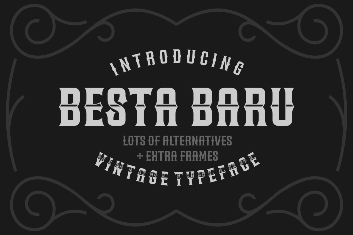 Besta Baru Font Poster 1