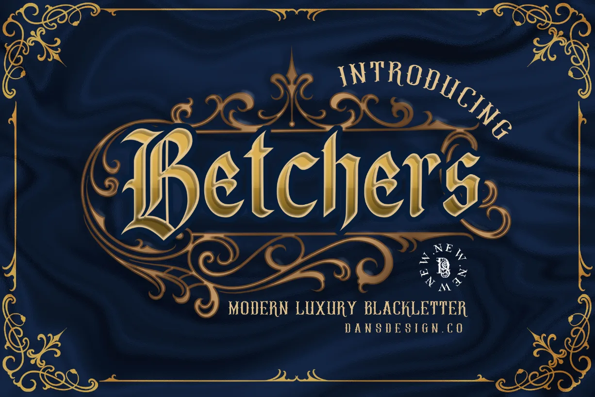 Betchers Font Betchers Font Poster 1