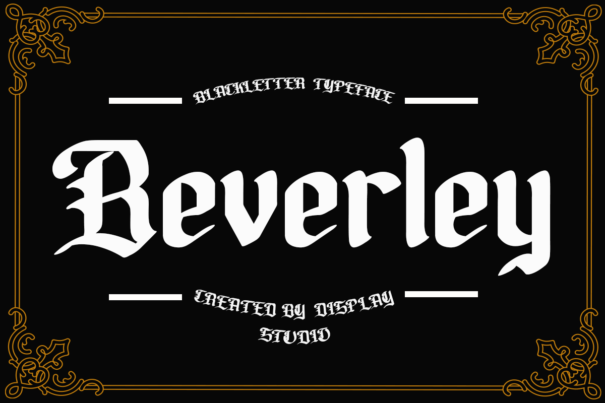 Beverley Font Poster 1