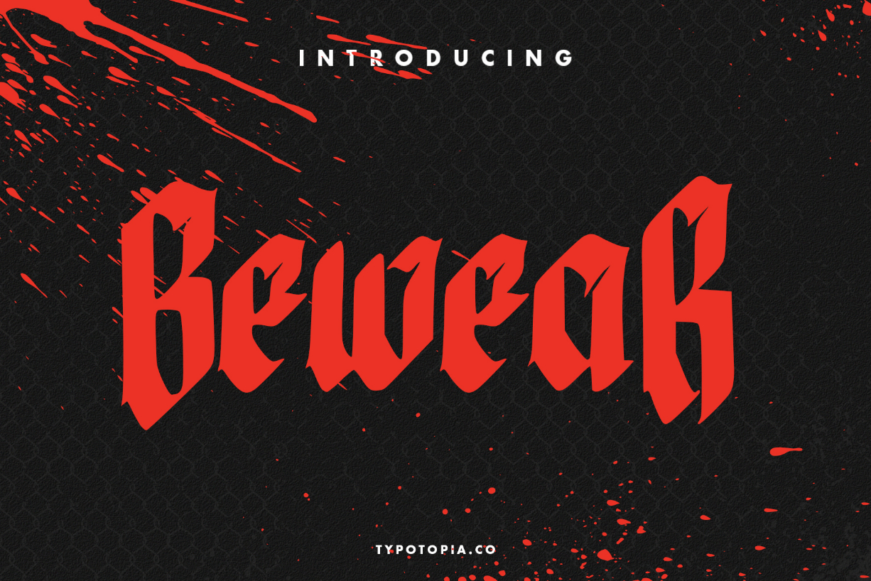 Bewear Font Poster 1