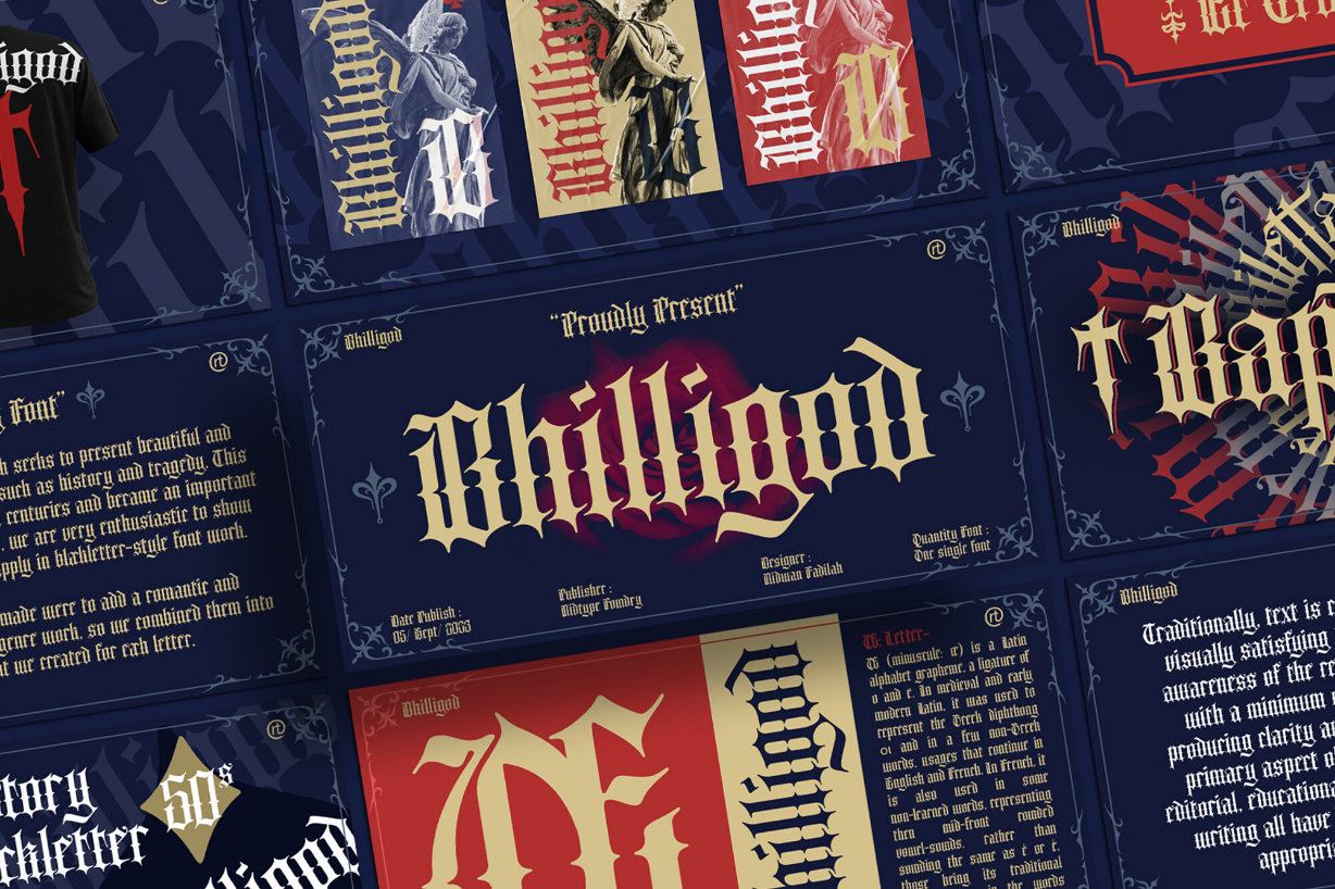 Bhilligod Font Poster 1