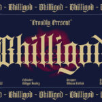 Bhilligod Font Poster 2