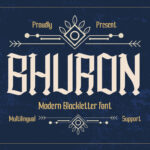 Bhuron Font Poster 3