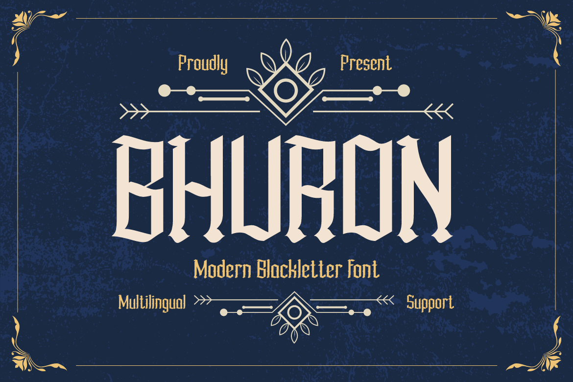 Bhuron Font Poster 1