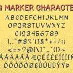 Big Marker Family Font Poster 5