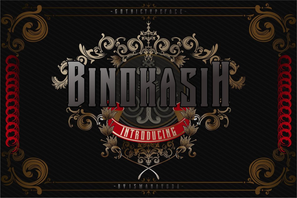 Binokasih Font Poster 1