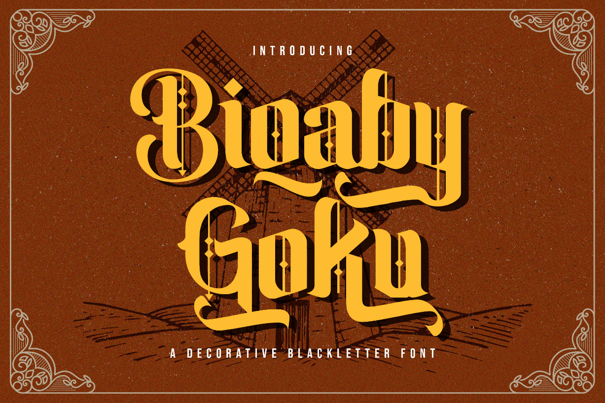 Biqaby Goku Font