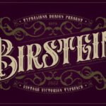 Birstein Font Poster 3